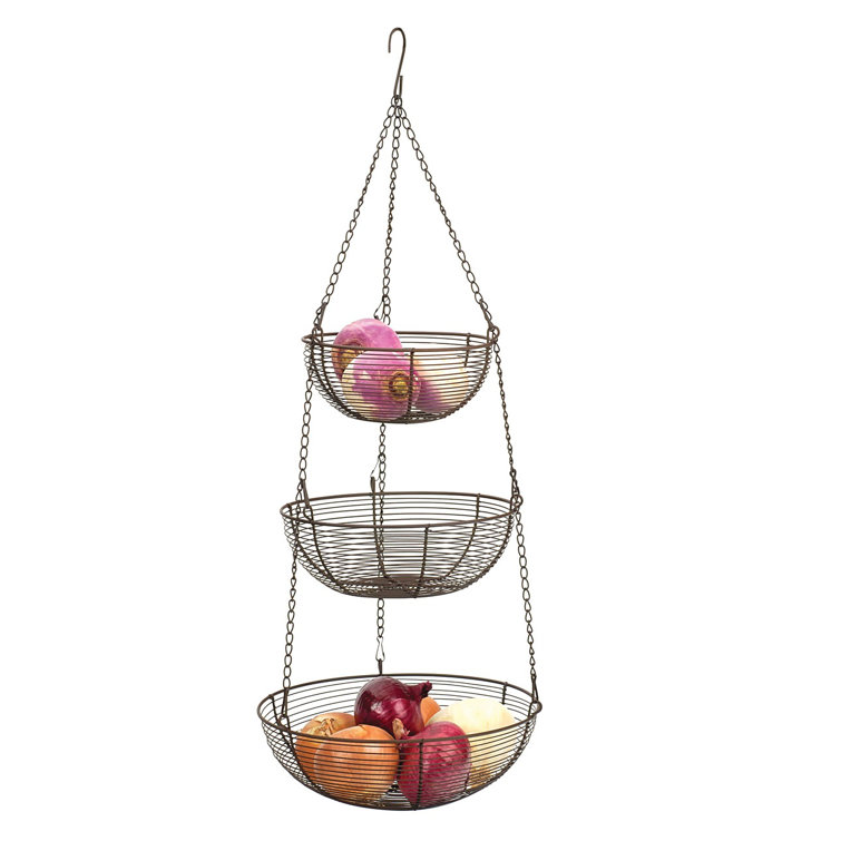 Hanging deals metal baskets